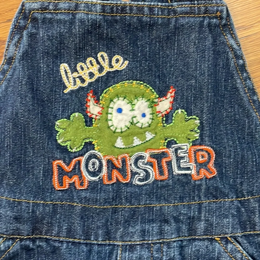 Blue Jean overalls (12m)‎